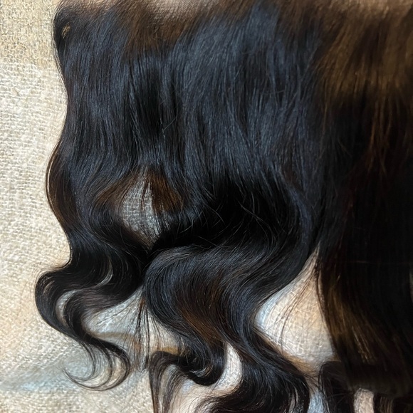 12” Body Wave Natural Black 100% Human Hair 13x4 HD Lace Front #A1 - Picture 8 of 10